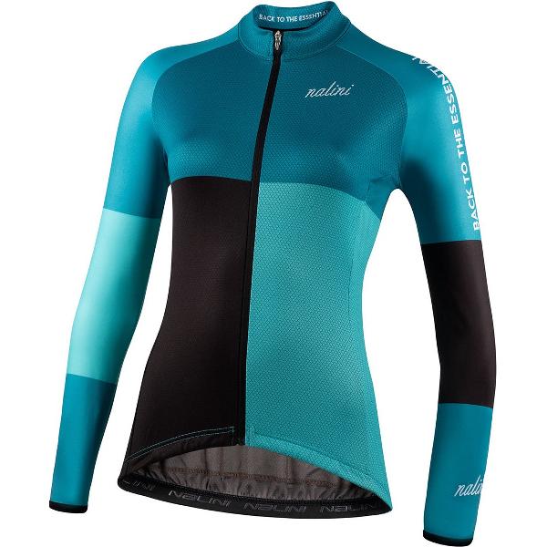 Nalini Fietsshirt lange mouwen Dames Turqoise - LS COLOR LADY JERSEY TURQUOISE - XL