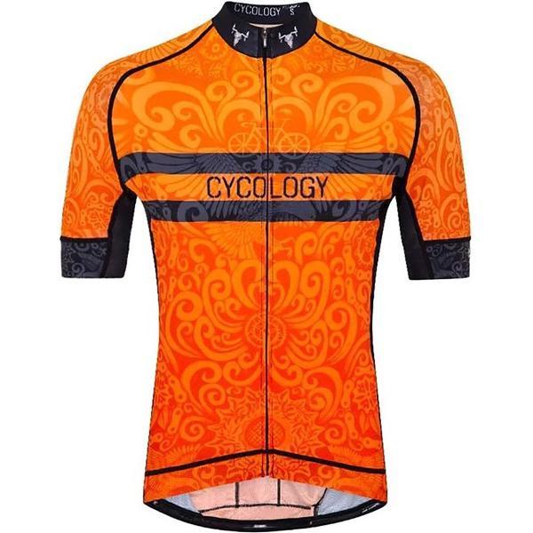 Cycology Life Behind Bars Korte Mouw Wielertrui Oranje L Man