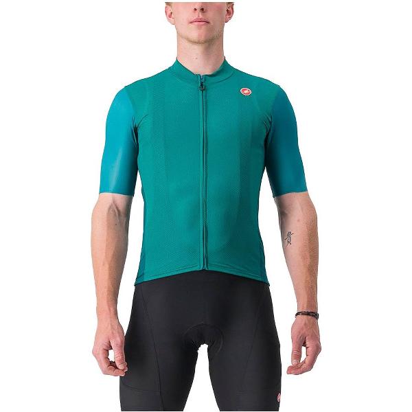 Castelli Endurance Elite Jersey Met Korte Mouwen Groen L Man