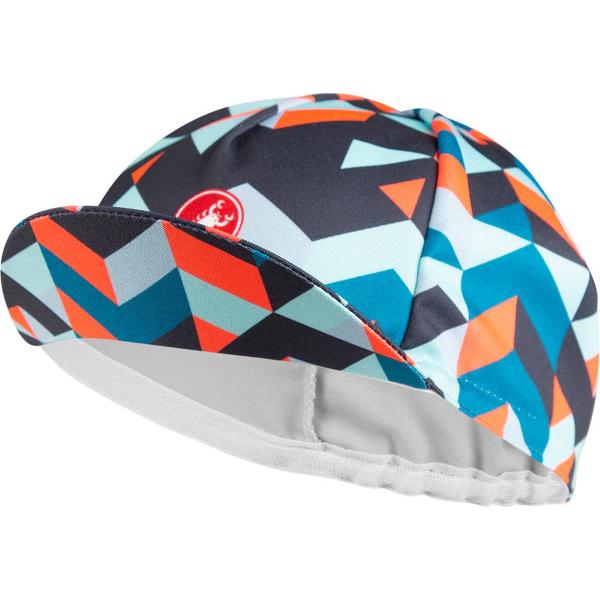 Castelli Fietspetje Dames Blauw Roze - CA Prisma 2 Cap Steel Blue/Br Pink - One Size