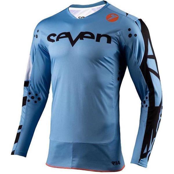 Seven Rival Trooper 2 Lange Mouwenshirt Blauw M Man