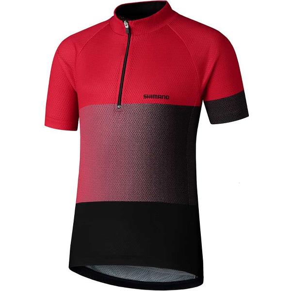 Shimano Junior Jersey Met Korte Mouwen Rood L Jongen