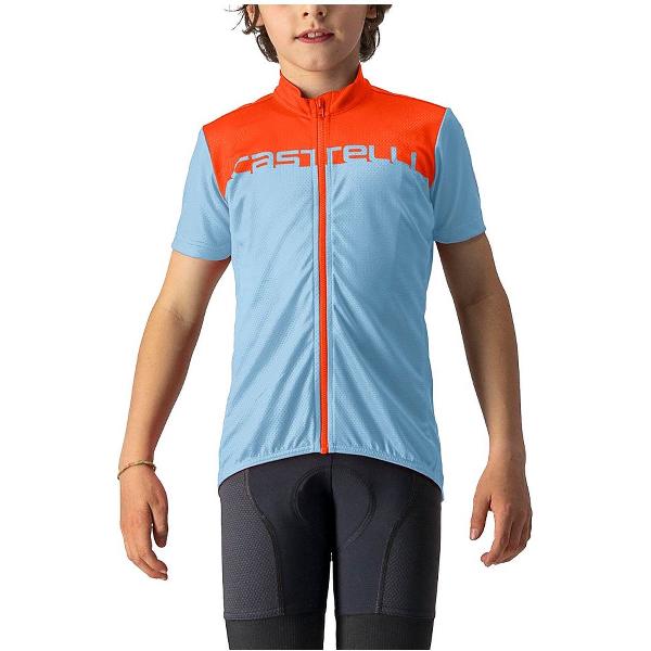 Castelli Neo Prologo Jersey Met Korte Mouwen Blauw 10 Years Jongen