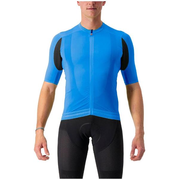 Castelli Superleggera 3 Jersey Met Korte Mouwen Blauw XL Man