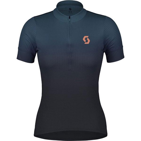 Scott Endurance 15 Jersey Met Korte Mouwen Blauw M Vrouw