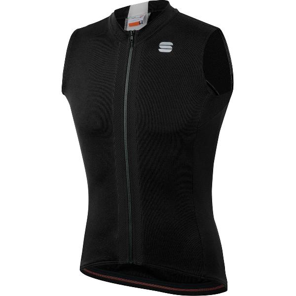 Sportful STRIKE SLEEVELEkorte mouwen Fietsshirt Black White - Mannen - maat L