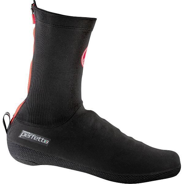 Castelli Regen overschoenen Unisex Zwart - PERFETTO SHOECOVER BLACK - 2XL