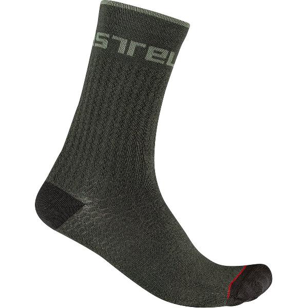 Castelli Distanza 20 Sock - Military Green