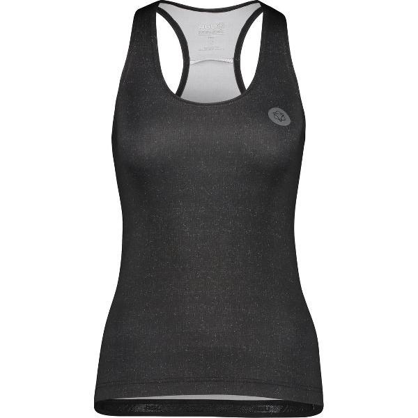 AGU Melange Singlet Essential Dames - Zwart - XS