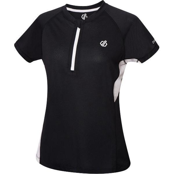 Dare2b - Outdare II Dames Fietsshirt - Black/White - Maat 42