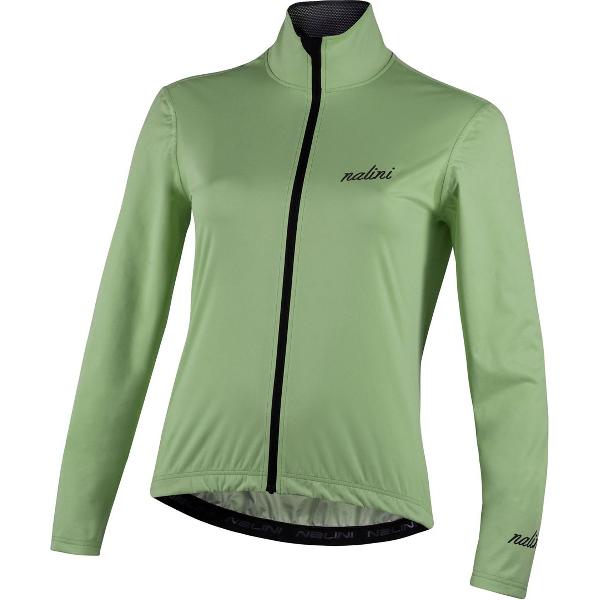 Nalini - Dames - Fietsjack winter - Warm Wielrenjack - Groen - WR LADY JKT - XS