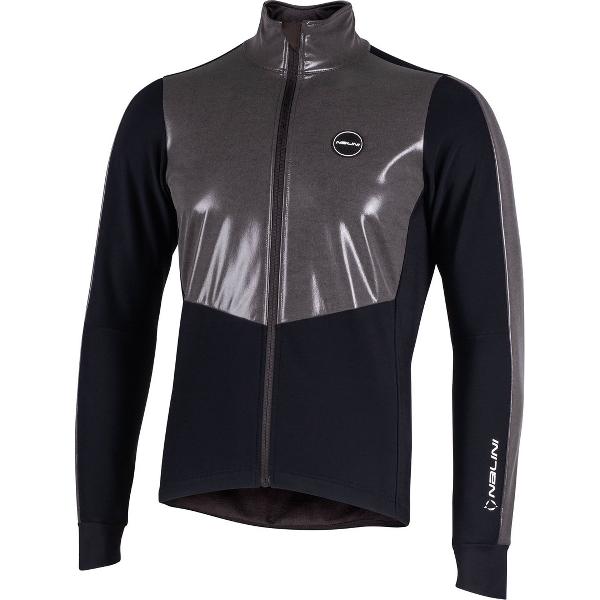 Nalini - Heren - Fietsjack winter - Warm Wielrenjack - Reflecterend - Zwart - NEW WARM REFLEX JKT (CMP) - XS