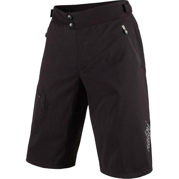 Nalini Dames Fietsbroek kort zonder bretels - Zonder Zeem - Zwart - ADVENTURES LADY SHORT Black - XS