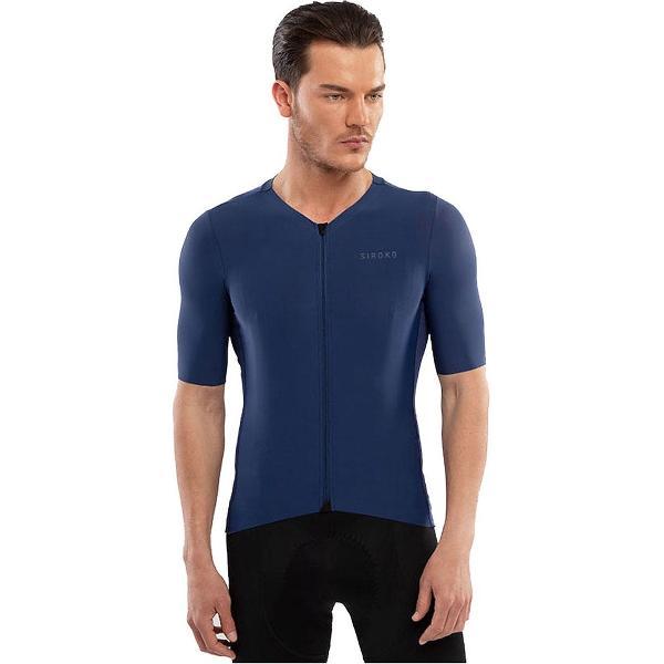 Siroko Srx Pro Tirreno Korte Mouwen Fietsshirt Blauw XL Man