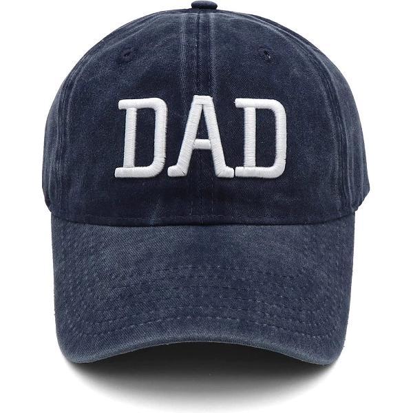 WiseGoods Luxe Herenpet Dad - Vaderdag Cadeau - Heren Pet - Mannen Petten - Cap Man - Kleding - Herenkleding - Caps - Blauw