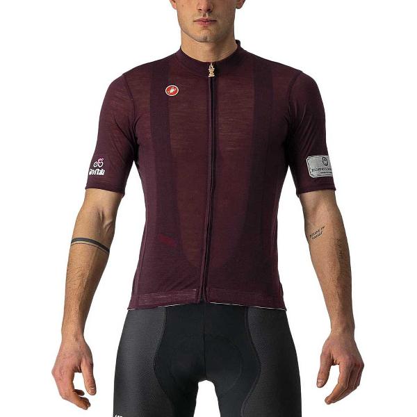 Castelli Giro d'Italia Fietsshirt korte mouwen Roze Heren - MONTALCINO JERSEY ROSSO MONTALCINO - M