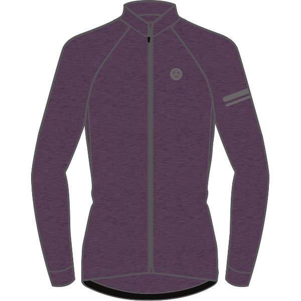 AGU Merino Fietsshirt Lange Mouwen Performance Dames - Paars - M