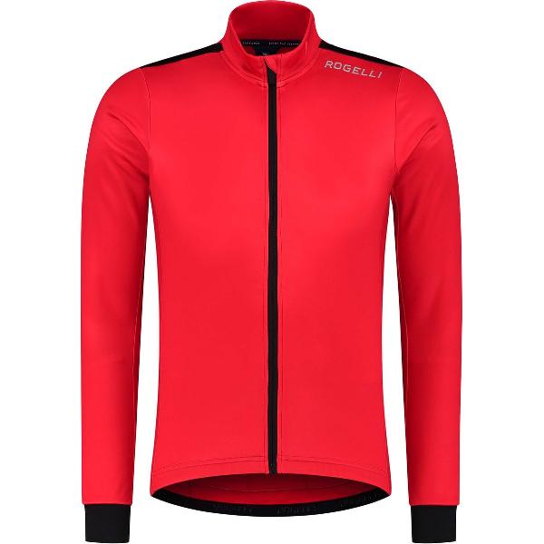 Rogelli Core Fietsshirt - Lange Mouwen - Heren - Rood - Maat XS