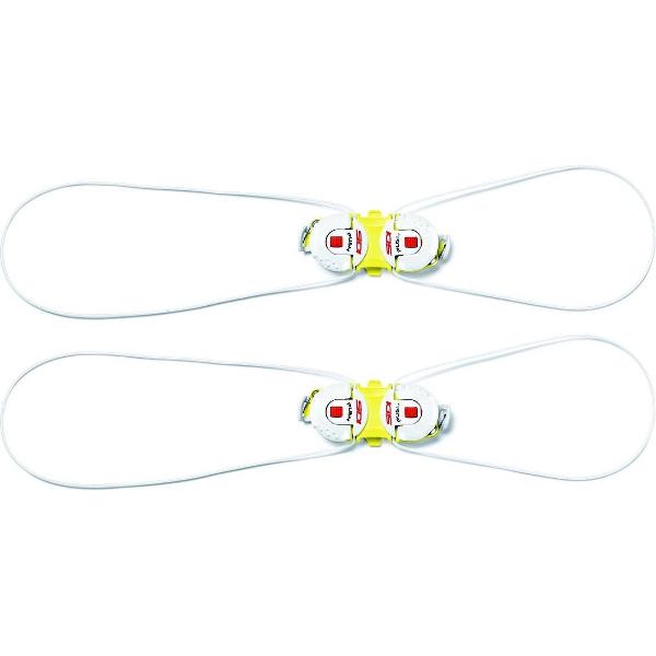 SIDI Draaisluiting Unisex Geel Wit - Double Tecno 3 Push: 1 Pair (99) Yellow/White - one size