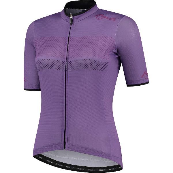 Rogelli Purpose Fietsshirt - Korte Mouwen - Dames - Paars - Maat L