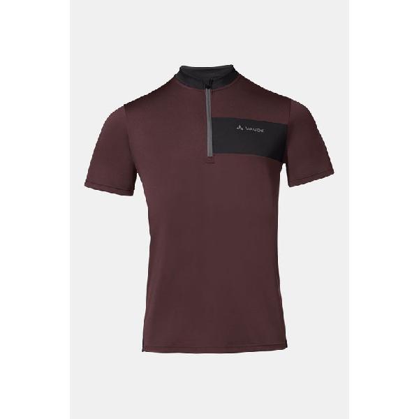 Vaude T-Shirt SS Maro H-Zip T-Shirt Rood