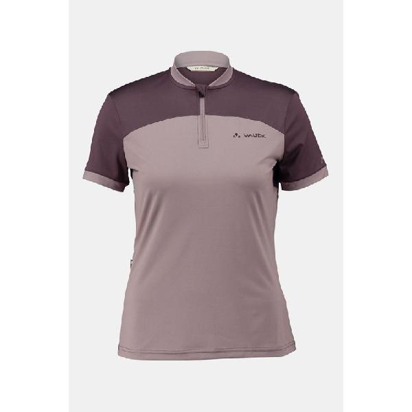 Vaude Maro Hzip T-Shirt Paars