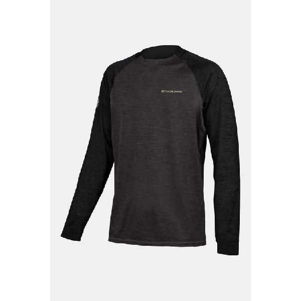 Endura Singletrack Cycling Long Sleeve Fietsshirt Grijs