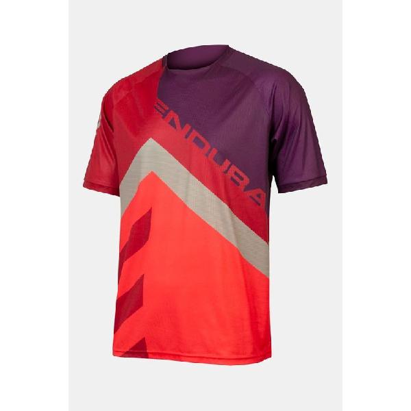 Endura Single Track Ltd Fietsshirt Rood