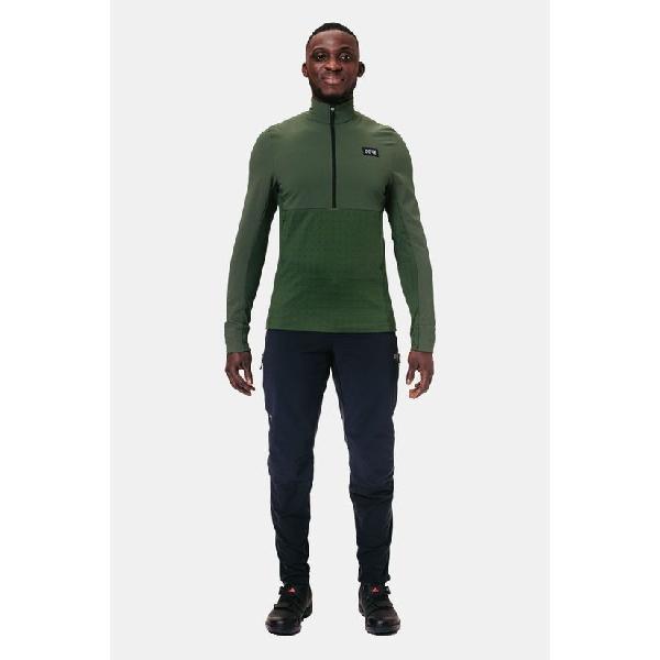 Gore Wear Trailkpr Hybrid 1/2-Zip Mens Groen