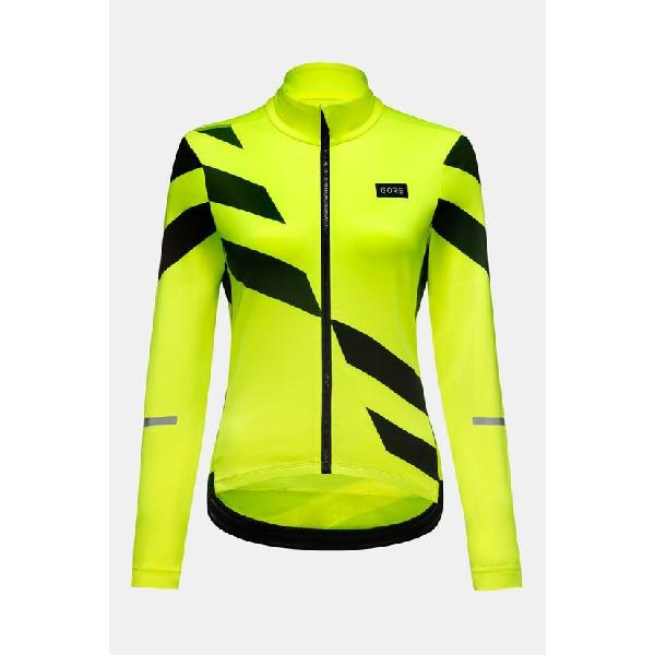 Gore Wear Progress Thermo Jersey Womens Geel