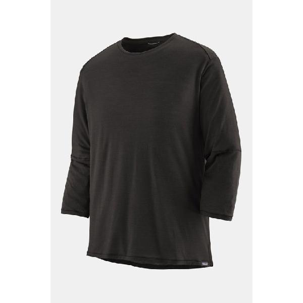 Patagonia Merino 3/4 Sleeve Bike Jersey Zwart