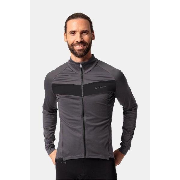 Vaude Posta LS Tricot Fietsshirt Grijs