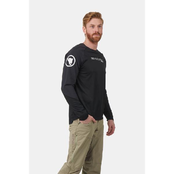 Endura Mt500 Burner Cycling Shirt Long Sleeve Zwart