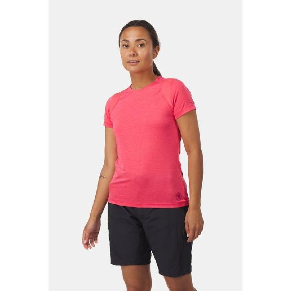 Endura Singletrack SS Jersey Fietsshirt Dames Roze